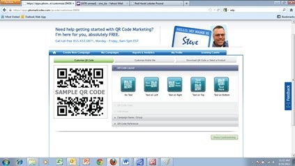 Choosing your Custom QR Code layout in pbSmart™ Codes